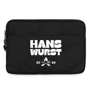 Hans Wurst - Laptoptasche 13" - Schwarz - Vorne