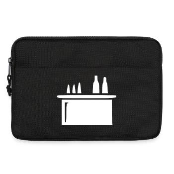 Bar Cocktailbar Gastronomie Geschenk Barkeeper  - Laptoptasche 13" - Schwarz - Vorne
