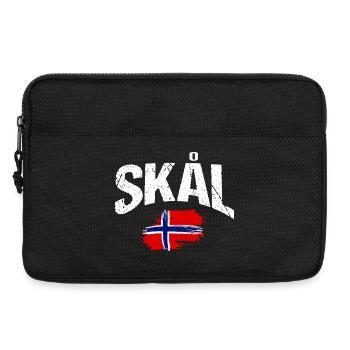 Norway Vacation Norge Fjords Travel Scandinavian - Laptop bag 13" - black - Front