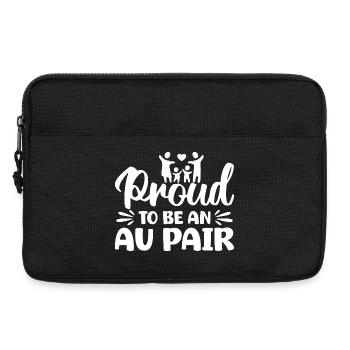 Childcare Provider Proud To Be An Au Pair Daycare - Laptop bag 13" - black - Front