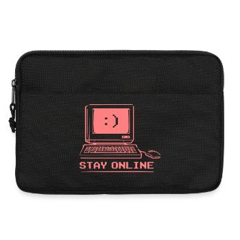 Stay Online Retro Computer - Laptop bag 13" - black - Front