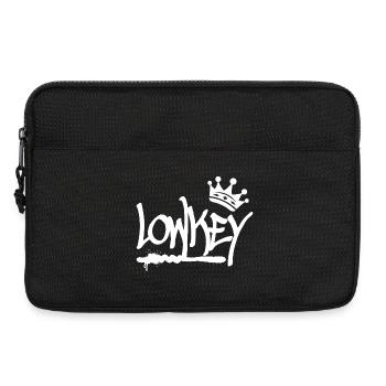 Discret Graffiti Tag Krone Hip Hop (blanc) - Sacoche pour ordinateur portable 13 pouces - noir - Devant