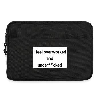 überarbeitet - Laptoptasche 13" - Schwarz - Vorne