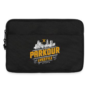 Parkour - Freerunning - Parcour - Laptop bag 13" - black - Front