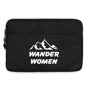 Wander Women Berge Wandern - Laptoptasche 13" - Schwarz - Vorne