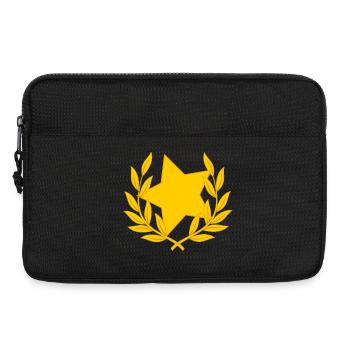 Laurel wreath star starlet congratulations - Laptop bag 13" - black - Front