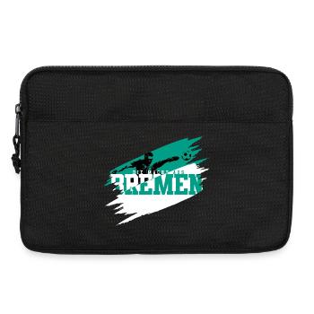 The Power of Bremen Football - Laptop bag 13" - black - Front