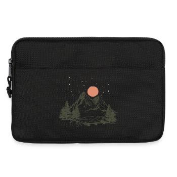 Berg Natur Zelten Camping sterne wald Geschenk - Laptoptasche 13" - Schwarz - Vorne