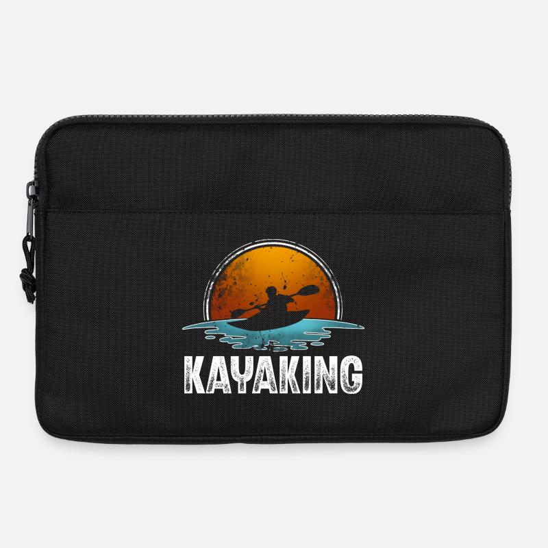 Kajak Kajakfahrer Kajaker - Laptoptasche 13" - Schwarz