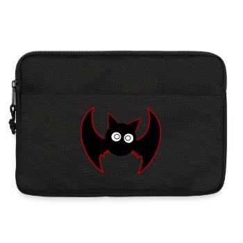 Chauve-souris d’Halloween - Sacoche pour ordinateur portable 13 pouces - noir - Devant