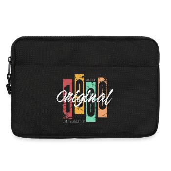 1960 Vintage Retro Birthday - Laptop bag 13" - black - Front