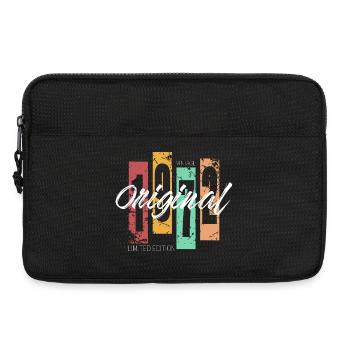 1972 Vintage Retro Birthday - Sacoche pour ordinateur portable 13 pouces - noir - Devant