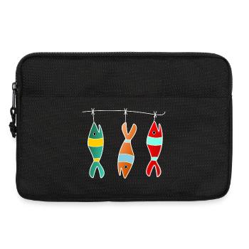 SARDINE. FISCH. APRILSCHERZ. OSTERN. MEER - Laptoptasche 13" - Schwarz - Vorne