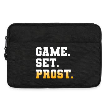 Game Set Match Prost Tennis Paddle Bier - Laptoptasche 13" - Schwarz - Vorne