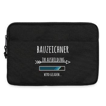 Bauzeichner Beruf Ausbildung Geschenk - Laptoptasche 13" - Schwarz - Vorne