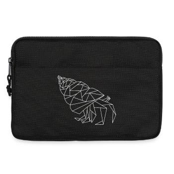 Einsiedler Geometric White - Laptoptasche 13" - Schwarz - Vorne