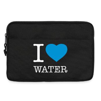 J’AIME L’EAU Wasser - Sacoche pour ordinateur portable 13 pouces - noir - Devant