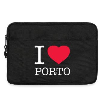 I LOVE PORTO - Laptoptasche 13" - Schwarz - Vorne