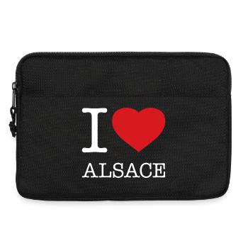 I LOVE ALSACE Elsass - Laptop bag 13" - black - Front