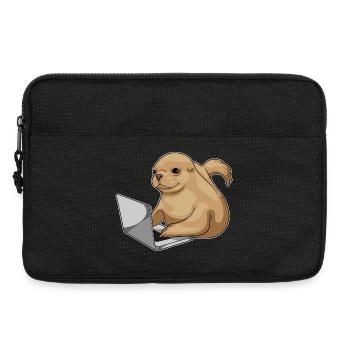 Seehund Laptop - Laptoptasche 13" - Schwarz - Vorne