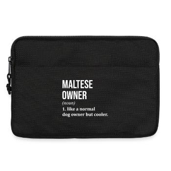 Maltese - Laptop bag 13" - black - Front