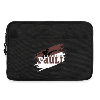 Fussballfans Pauli Die Macht aus dem Norden - Laptoptasche 13" - Schwarz - Vorne