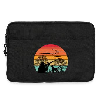 Hunt Ready - Hunting Apparel Retro Design - Laptoptasche 13" - Schwarz - Vorne