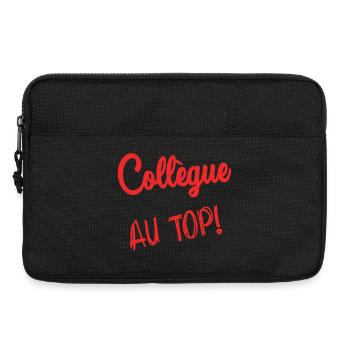 KOLLEGE. ANFANGEN. BESCHÄFTIGUNG. HUMOR. MANAGER. CHEF - Laptoptasche 13" - Schwarz - Vorne