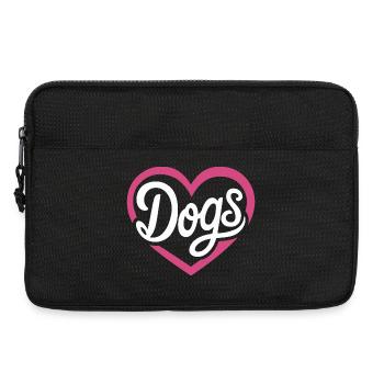 Love Dogs - Laptop bag 13" - black - Front