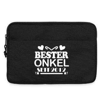 Bester Onkel seit 2012 - Laptoptasche 13" - Schwarz - Vorne