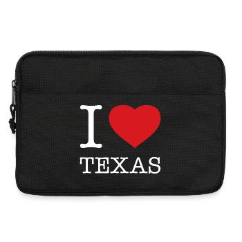 J’ADORE LE TEXAS - Sacoche pour ordinateur portable 13 pouces - noir - Devant