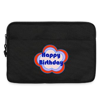 ALLES GUTE ZUM GEBURTSTAG. ALLES GUTE ZUM GEBURTSTAG. JAHRESTAG. - Laptoptasche 13" - Schwarz - Vorne