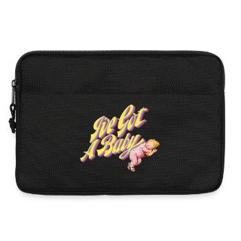 J’ai un look vintage pour bébé - Sacoche pour ordinateur portable 13 pouces - noir - Devant