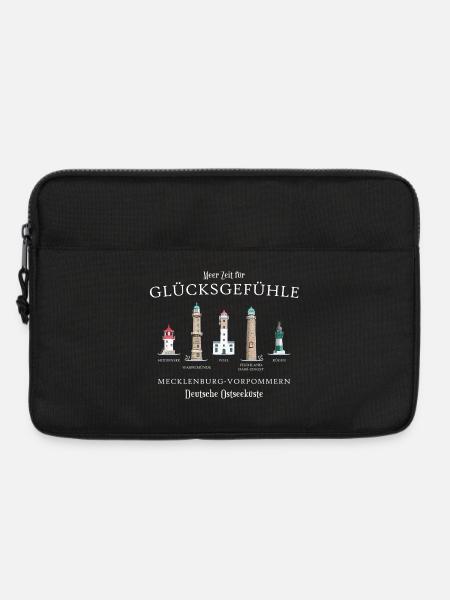 Ostsee Mecklenburg- Vorpommern, Deutschland - Laptoptasche 13" - Schwarz