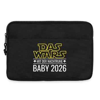 Baby 2026 - Das wars mit der Nachtruhe - Laptoptasche 13" - Schwarz - Vorne