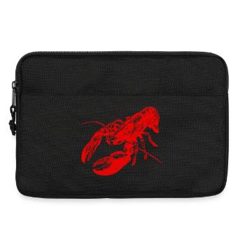 Bold Red Lobster Graphic Design - Laptop bag 13" - black - Front