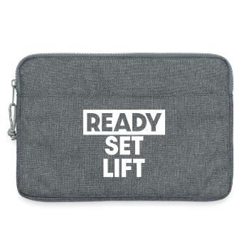 Ready Set Lift - Laptoptasche 13" - Grau meliert - Vorne