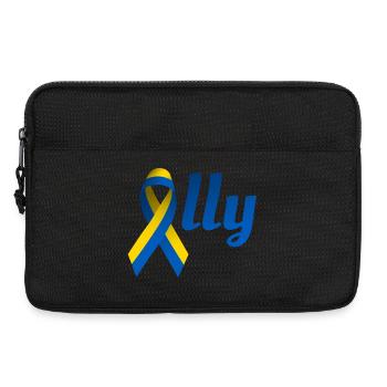 Boucle de l’allié de l’Ukraine - Sacoche pour ordinateur portable 13 pouces - noir - Devant