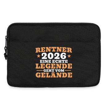 Retraité 2026 - Collègue retraité - Sacoche pour ordinateur portable 13 pouces - noir - Devant