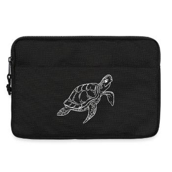 Sea Turtle Ocean Illustration - Laptop bag 13" - black - Front