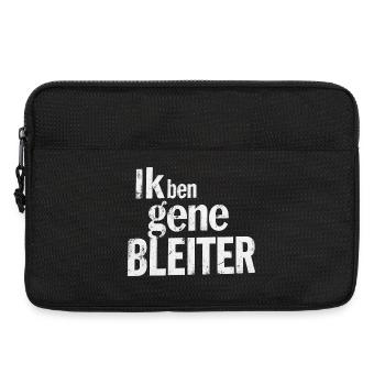 Je ne suis pas un bêleur. Dialecte flamand occidental Chemises - Sacoche pour ordinateur portable 13 pouces - noir - Devant