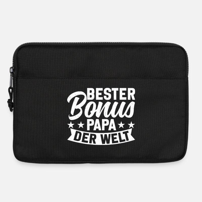 Bester Bonus Papa Der Welt - Laptoptasche 13" - Schwarz