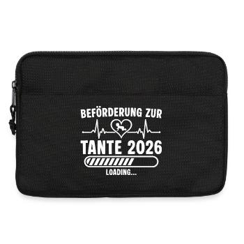 Promotion to Aunt 2026 invites - Laptop bag 13" - black - Front