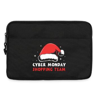 Cyber Monday shopping spree - Laptop bag 13" - black - Front