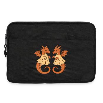 Twin Dragon Duet - Laptop bag 13" - black - Front