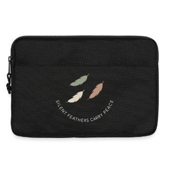 Feder Und Traum Boho Festival Spirituelles Muster - Laptoptasche 13" - Schwarz - Vorne