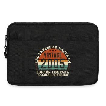 2005 Retro Vintage Birthday Gift - Laptop bag 13" - black - Front