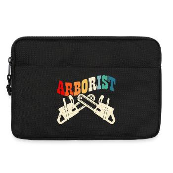 Baumpfleger Holzarbeiter Waldarbeiter Geschenk - Laptoptasche 13" - Schwarz - Vorne