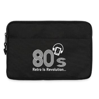 Années 80 - Sacoche pour ordinateur portable 13 pouces - noir - Devant