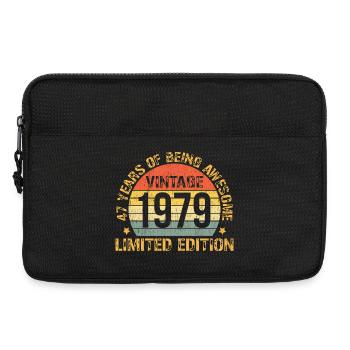 47 Year Birthday Decorations 47th Birthday 1977 - Laptop bag 13" - black - Front